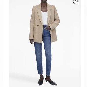 Anine Bing Fishine Double-Breasted Blazer